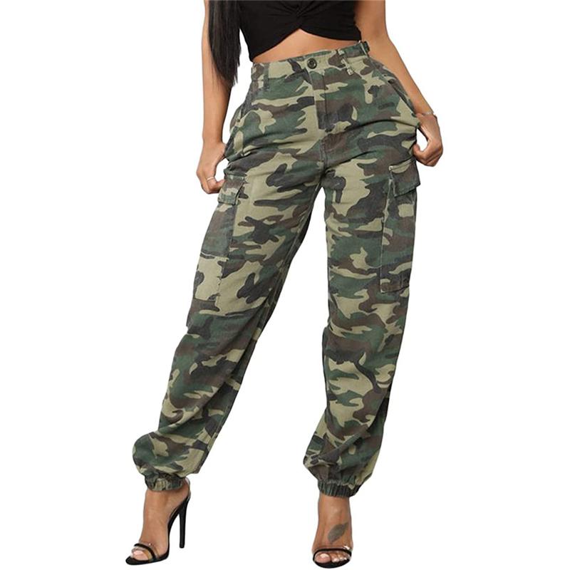 Women Camouflage Jogger Pants High-Waist Trousers Patchwork Casual Loose Wear Street Wear Pockets Bottoms, Green
Women Camouflage Jogger Pants High-Waist Trousers Patchwork Casual Loose Wear Street Wear Pockets Bottoms, Green