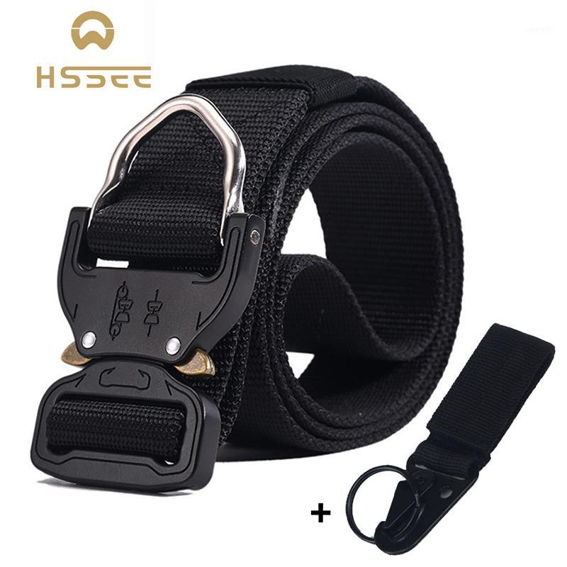 HSSEE new brand tactical belt quality nylon adjustable length unisex sports belt commuter quick release buckle1, Blue
HSSEE new brand tactical belt quality nylon adjustable length unisex sports belt commuter quick release buckle1, Blue