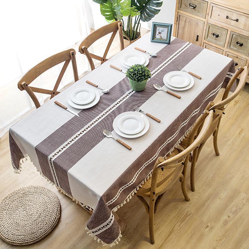 Nordic Style Waterproof Tablecloth Jacquard Imitation Cotton Linen Stitching Dining Table cloth Embroidered Tassel Wedding Decor1, Style a
Nordic Style Waterproof Tablecloth Jacquard Imitation Cotton Linen Stitching Dining Table cloth Embroidered Tassel Wedding Decor1, Style a