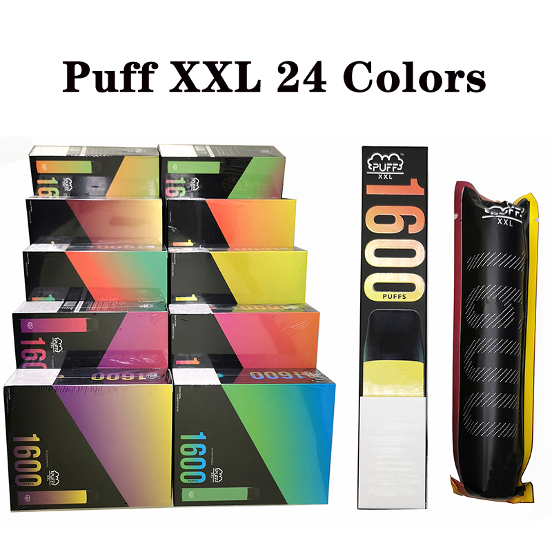 e Puff Battery Disposable 6.5ml 24 Pods Device XXL colors Vape Plus puffs Kit XL Hottest cigarettes pen 1000mAh 1600 disposable Lhlvj 
e Puff Battery Disposable 6.5ml 24 Pods Device XXL colors Vape Plus puffs Kit XL Hottest cigarettes pen 1000mAh 1600 disposable Lhlvj