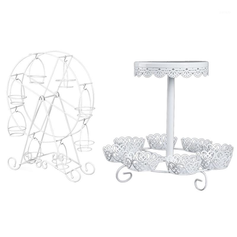 Party Rotatable Pastry Cupcake Holder 8 Cups Supplies Cake Stand & Metal Iron Cake Rack / 12 Cup Cakes Rack1
Party Rotatable Pastry Cupcake Holder 8 Cups Supplies Cake Stand & Metal Iron Cake Rack / 12 Cup Cakes Rack1