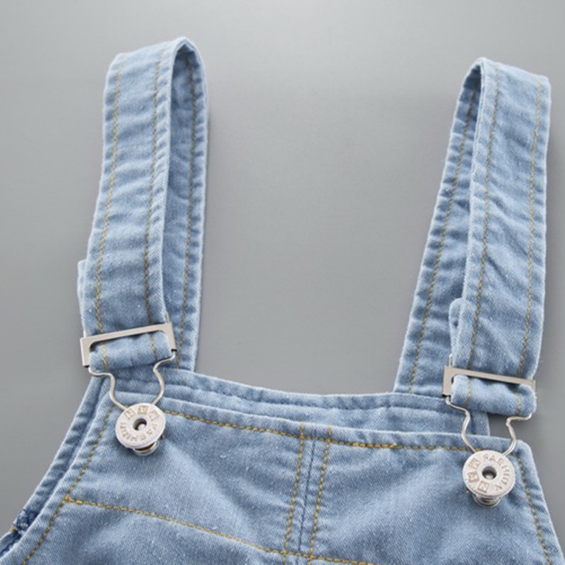 Baby Girl Suspenders Outfit Toddlers Baby Kids Suspender Pants Children Cotton Elastic Denim Pants Overalls Trousers 34 201128