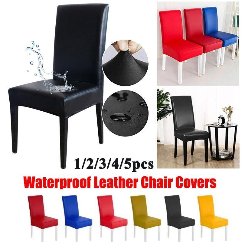 6 Colors 1/2/3/4/5PCS Stretch Pu Leather Chair Covers Home Chair Wedding Banquet Cover Dining Slipcovers Anti-dirty1
6 Colors 1/2/3/4/5PCS Stretch Pu Leather Chair Covers Home Chair Wedding Banquet Cover Dining Slipcovers Anti-dirty1