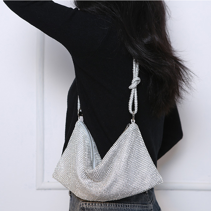 HBP Handle Rhinestones Evening Clutch Bag silver Shiny Crystal Dinner Party Wedding Purses and Handbag Luxurious Designer Shoulder Bag, Black 26cm
HBP Handle Rhinestones Evening Clutch Bag silver Shiny Crystal Dinner Party Wedding Purses and Handbag Luxurious Designer Shoulder Bag, Black 26cm