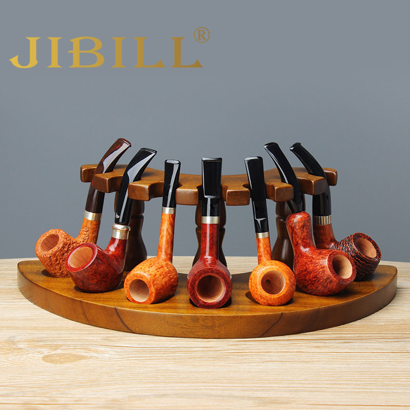 JIBILL Wooden Tobacco Pipe Stand - Arch VII - for 7 Tobacco Smoking Pipes, Handmade from Solid Wood
JIBILL Wooden Tobacco Pipe Stand - Arch VII - for 7 Tobacco Smoking Pipes, Handmade from Solid Wood