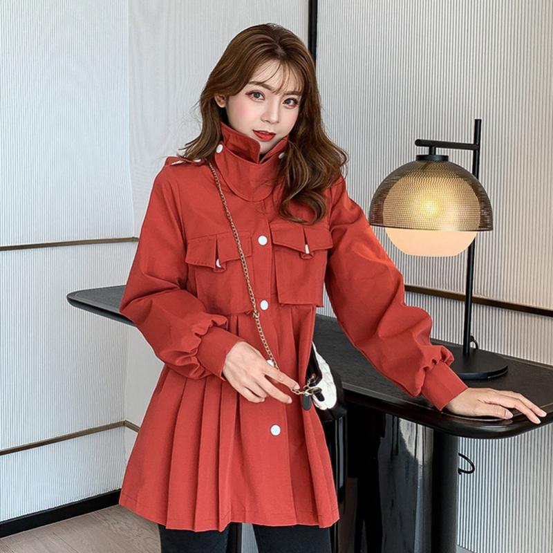SexeMara fashion The New Loose Wild Leisure Standing collar Pleated Windbreaker free shipping, Khaki
SexeMara fashion The New Loose Wild Leisure Standing collar Pleated Windbreaker free shipping, Khaki
