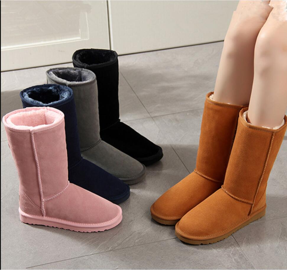 leather snow boots women's boots suede cowhide high boots thick-soled anti-skid plus velvet snow cotton shoes kj02, Red
leather snow boots women's boots suede cowhide high boots thick-soled anti-skid plus velvet snow cotton shoes kj02, Red