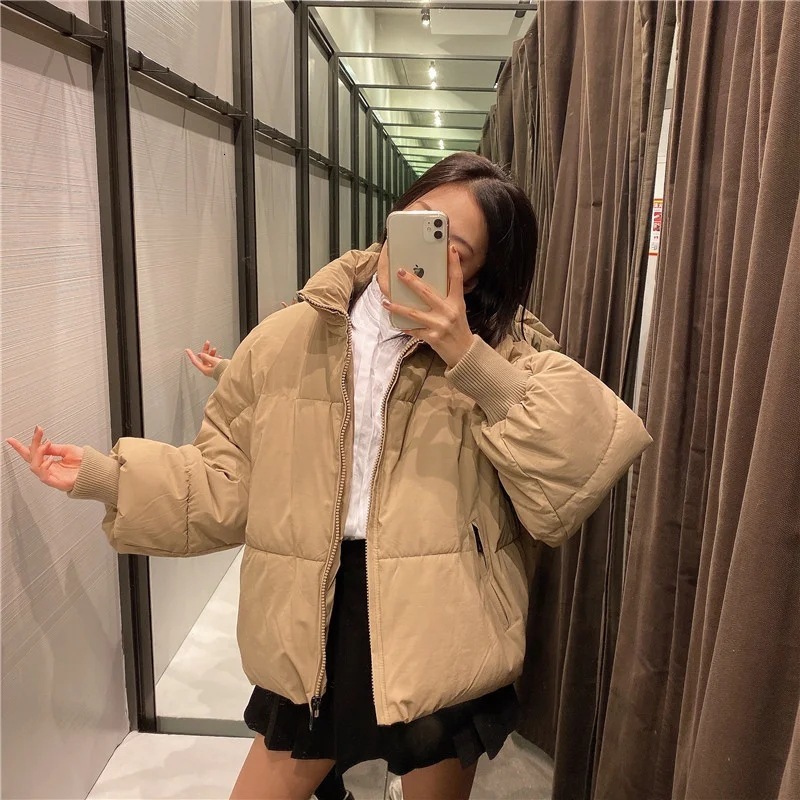 2021 New and Winter Brief Paragraph Cotton-padded Jacket Coat Collar Long-sleeved Zipper Bag Act the Role Ofing Female Bread 529z, Black
2021 New and Winter Brief Paragraph Cotton-padded Jacket Coat Collar Long-sleeved Zipper Bag Act the Role Ofing Female Bread 529z, Black