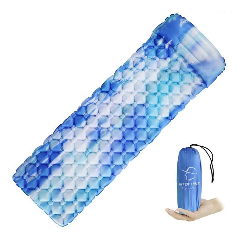Hitorhike Inflatable Single Sleeping Pad Camping Cushion Moistureproof Air Bed Mats Super Light Portable Airbed with Pillow 522g1
Hitorhike Inflatable Single Sleeping Pad Camping Cushion Moistureproof Air Bed Mats Super Light Portable Airbed with Pillow 522g1