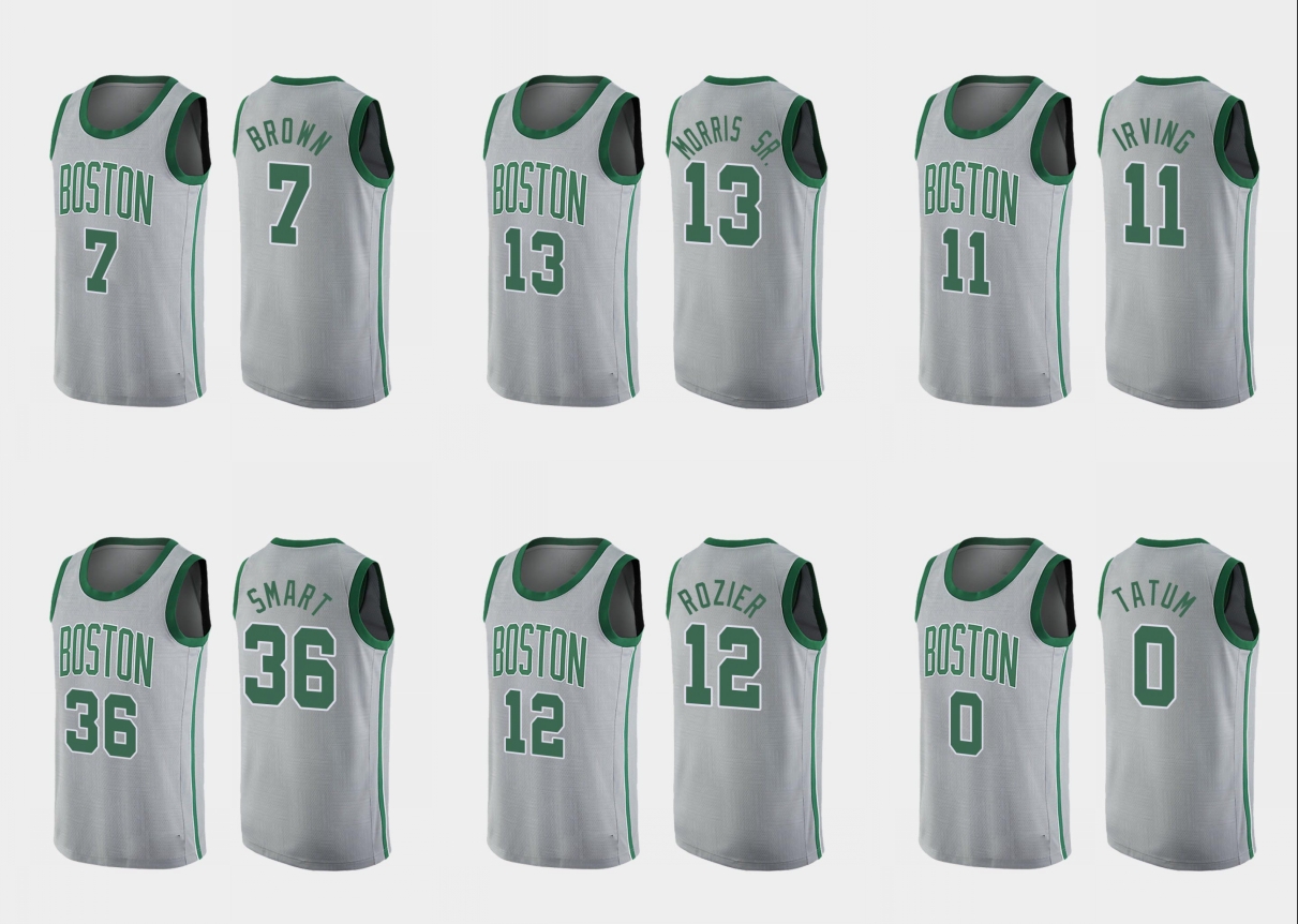 Boston Celtics Men Jayson Tatum Jaylen Brown Marcus Morris Sr. Terry Rozier Gray Custom Basketball Jersey, Black
Boston Celtics Men Jayson Tatum Jaylen Brown Marcus Morris Sr. Terry Rozier Gray Custom Basketball Jersey, Black