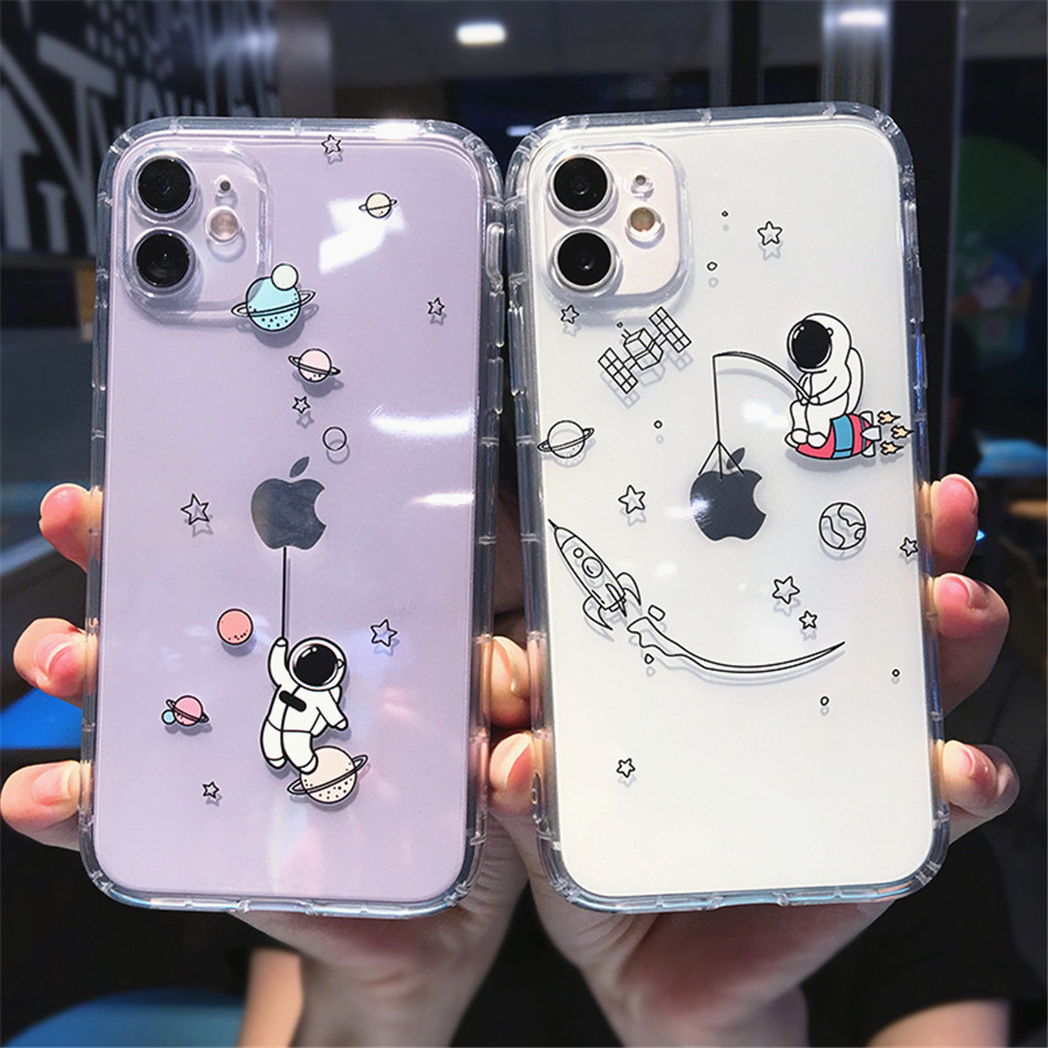 Cute Cartoon Planet Star Space Phone Case For iPhone 11 12 Pro Max 12Mini X XS XR 7 8 Plus Transparent Soft TPU Shockproof Cover
Cute Cartoon Planet Star Space Phone Case For iPhone 11 12 Pro Max 12Mini X XS XR 7 8 Plus Transparent Soft TPU Shockproof Cover