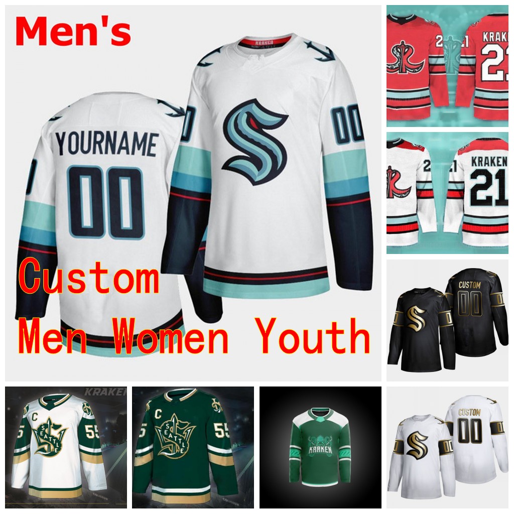 2021 Seattle Kraken Hockey Jersey 32th New Team Custom -3XL Kraken Home Road Jersey Any Nunber Any Name Men Women Youth jerseys, Men4
2021 Seattle Kraken Hockey Jersey 32th New Team Custom -3XL Kraken Home Road Jersey Any Nunber Any Name Men Women Youth jerseys, Men4