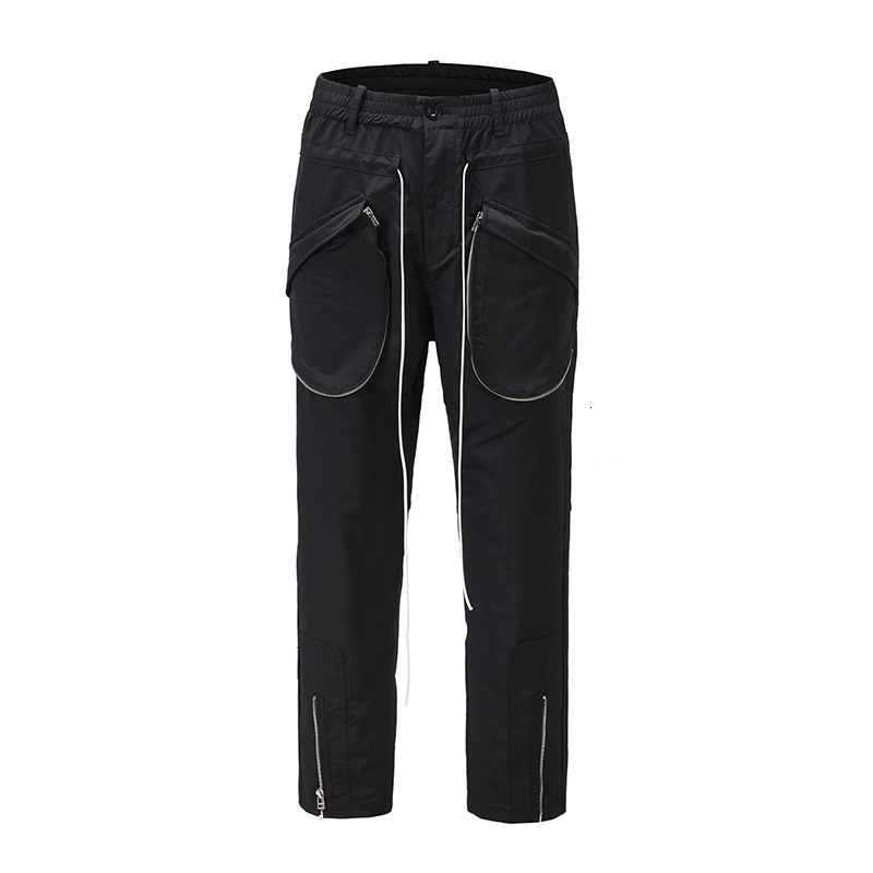 2021 New Ankle Zipper Big Pockets Mens Cargo High Streetwear Straight Black Baggy Track Pants Harajuku Drawstring Loose Trousers Eekw
2021 New Ankle Zipper Big Pockets Mens Cargo High Streetwear Straight Black Baggy Track Pants Harajuku Drawstring Loose Trousers Eekw