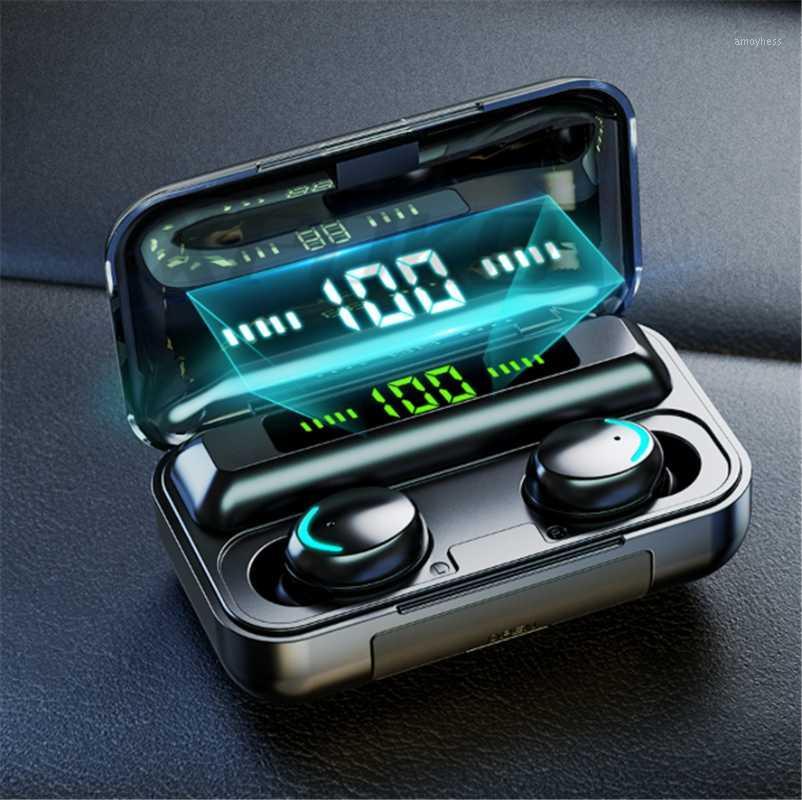 Bluetooth 5.0 Earphones 2200mAh Charging Box Wireless Headset Stereo Sports Music Waterproof Earbuds Headsets With Microphone1, White
Bluetooth 5.0 Earphones 2200mAh Charging Box Wireless Headset Stereo Sports Music Waterproof Earbuds Headsets With Microphone1, White