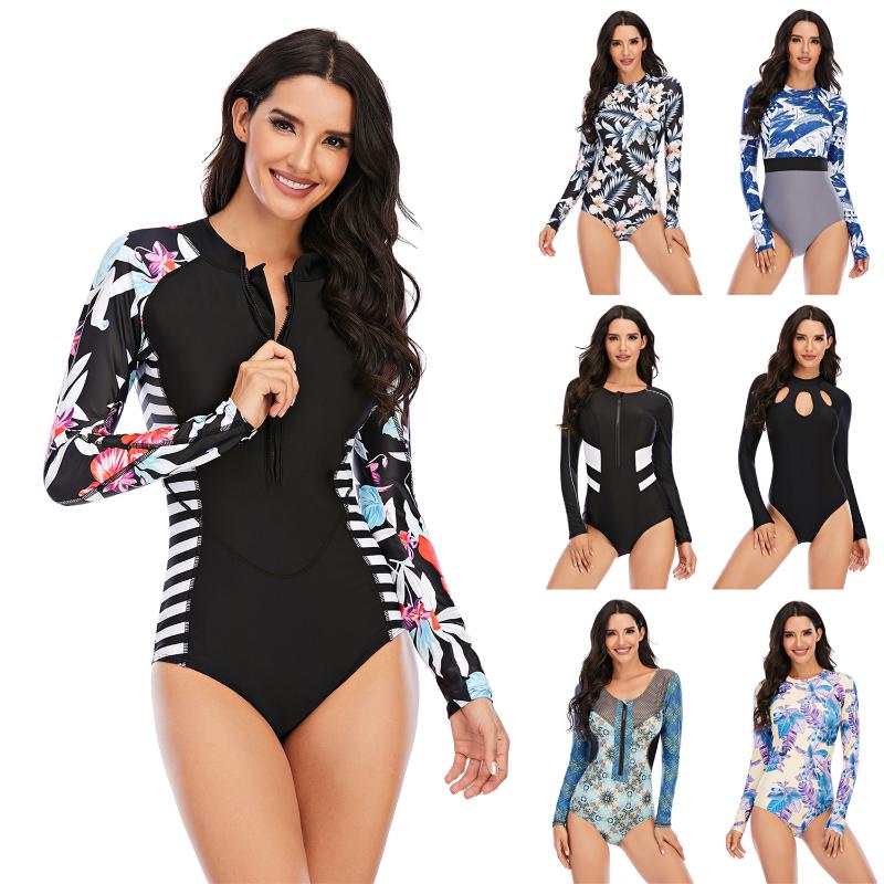 One-Piece Suits Sexy Surf Rashguard Long Sleeve Swimwear Women One Piece Swimsuit Rash Guard Bathing Suit Beach Wear Bodysuit Monokini
One-Piece Suits Sexy Surf Rashguard Long Sleeve Swimwear Women One Piece Swimsuit Rash Guard Bathing Suit Beach Wear Bodysuit Monokini