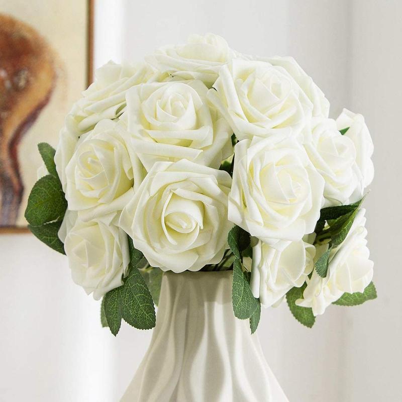 25pcs Artificial Flower Rose Floral Heads with Stem DIY Wedding Bouquets Gift Artificial Decorations Economical Eco-friendly, Red
25pcs Artificial Flower Rose Floral Heads with Stem DIY Wedding Bouquets Gift Artificial Decorations Economical Eco-friendly, Red