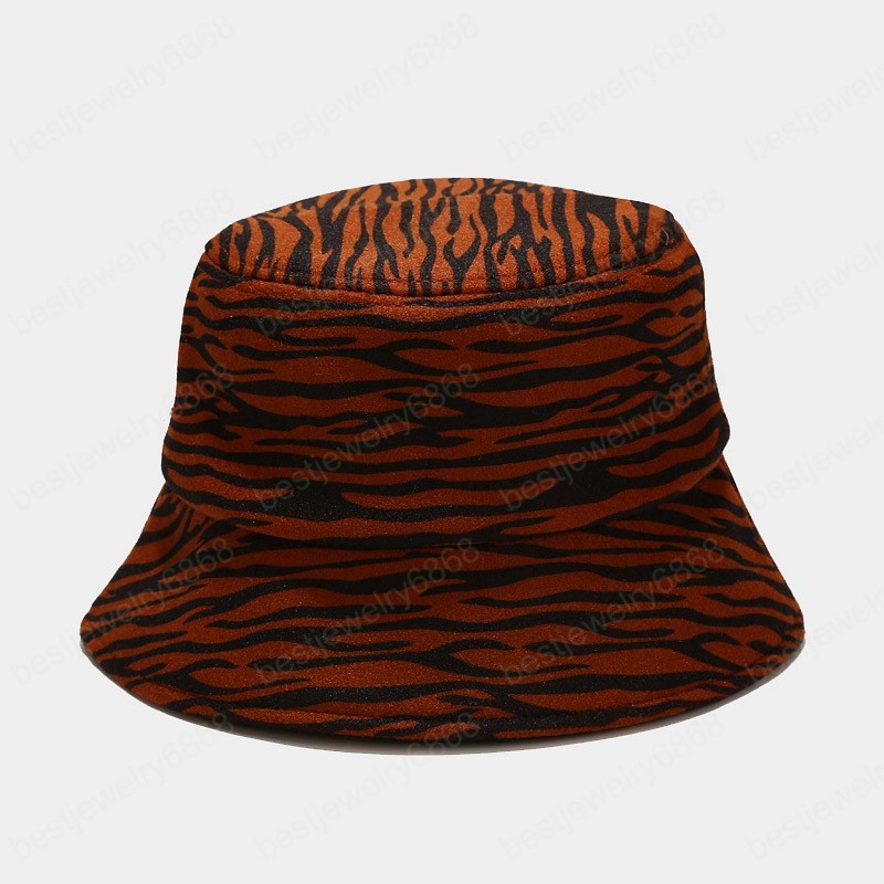 Autumn Winter Cow Leopard Woolen Women Bucket Hat Outdoor Fashion Thick Warm Fisherman Hat Lady Girls Travel Basin Cap Panama