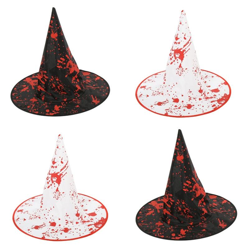 WZCX 2020 Fashion New Blood Stain Exaggeration Unisex Halloween Hat Casual Tide Party Cosplay Witch Hat
WZCX 2020 Fashion New Blood Stain Exaggeration Unisex Halloween Hat Casual Tide Party Cosplay Witch Hat