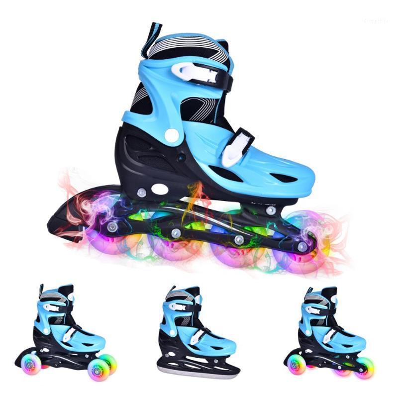 LIKU 4-in-1 adjustable inline skates, kids flash skates, quad outdoor roller skates for girls and boys1, 818-pink-size30-33
LIKU 4-in-1 adjustable inline skates, kids flash skates, quad outdoor roller skates for girls and boys1, 818-pink-size30-33