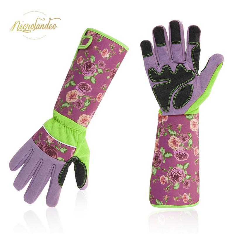 NICROLANDEE Women Pruning Long Sleeve Garden Gloves Puncture Resistant Cutting Glove for Gardener Florist Flower Planting Yard
NICROLANDEE Women Pruning Long Sleeve Garden Gloves Puncture Resistant Cutting Glove for Gardener Florist Flower Planting Yard