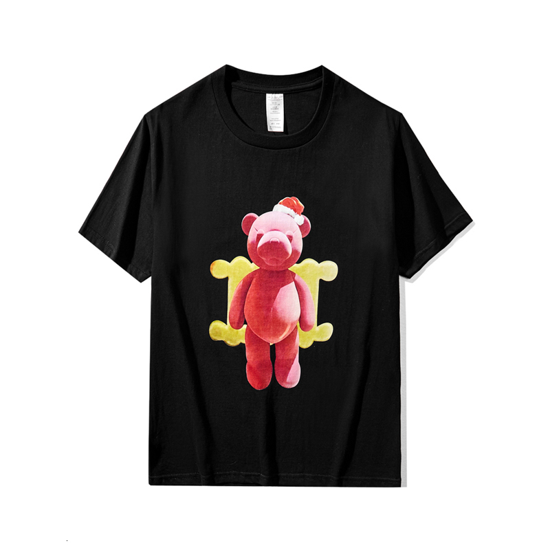 2021 Summer New Bear Cartoon Print Super Men's Short Sleeve Euro American Fashion Brand Cotton T-shirt 4g5k, Black
2021 Summer New Bear Cartoon Print Super Men's Short Sleeve Euro American Fashion Brand Cotton T-shirt 4g5k, Black
