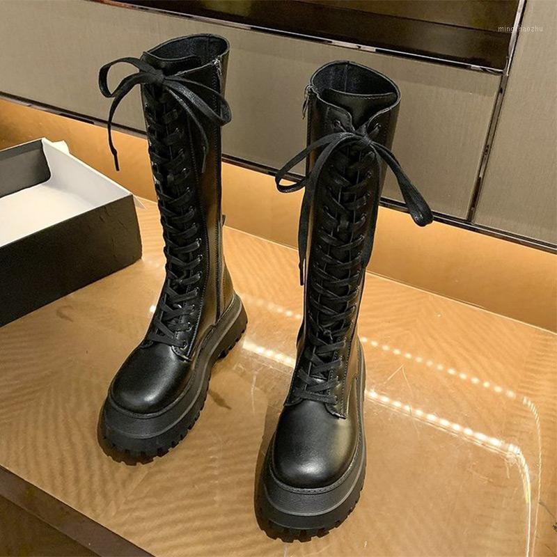 Women Platform Lace Up Mid Calf Boots Ladies Non-slip Slip On Zipper Pu Leather Shoes Woman Fashion Casual Female Footwear 20201, Black
Women Platform Lace Up Mid Calf Boots Ladies Non-slip Slip On Zipper Pu Leather Shoes Woman Fashion Casual Female Footwear 20201, Black