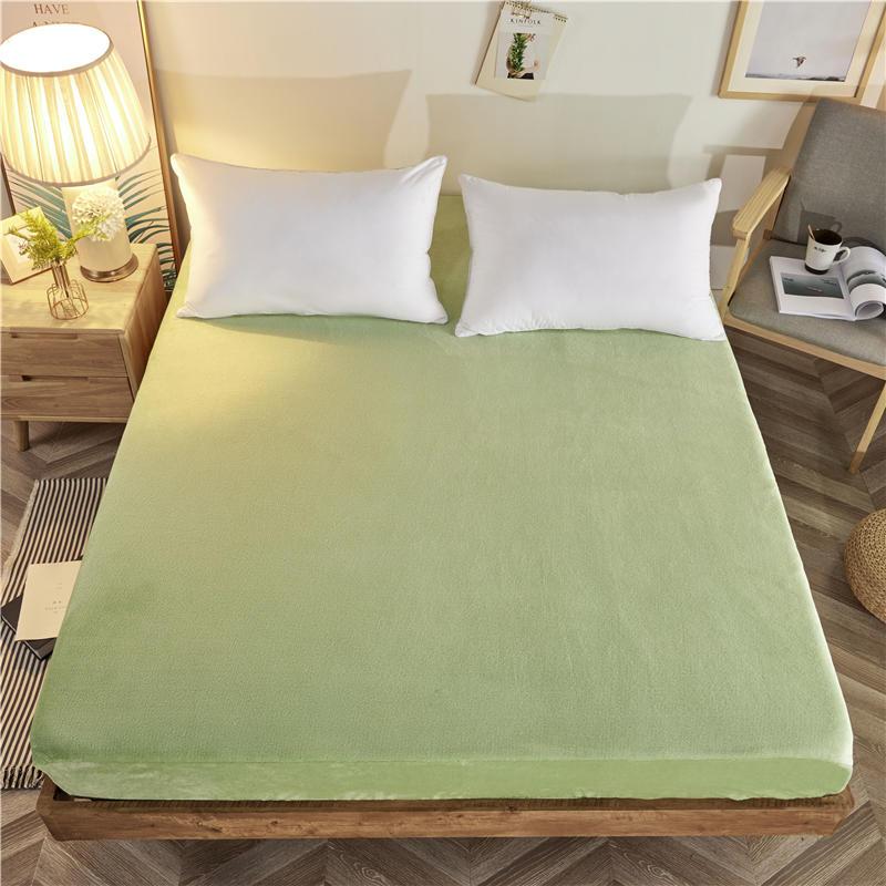 Bonenjoy 1 pc Mattress Cover Flannel Solid Color Warm Fitted Sheet With Elastic Winter Soft Bed Cover For Double Bed drap de lit, Type 14
Bonenjoy 1 pc Mattress Cover Flannel Solid Color Warm Fitted Sheet With Elastic Winter Soft Bed Cover For Double Bed drap de lit, Type 14