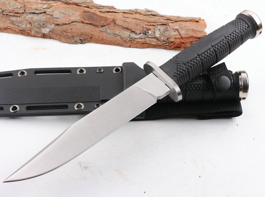 High Quality 9LSFD Fixed Blades Survival Straight Knife D2 Satin/Black Blade Glass Fiber Handle Hunting Knives With Kydex
High Quality 9LSFD Fixed Blades Survival Straight Knife D2 Satin/Black Blade Glass Fiber Handle Hunting Knives With Kydex