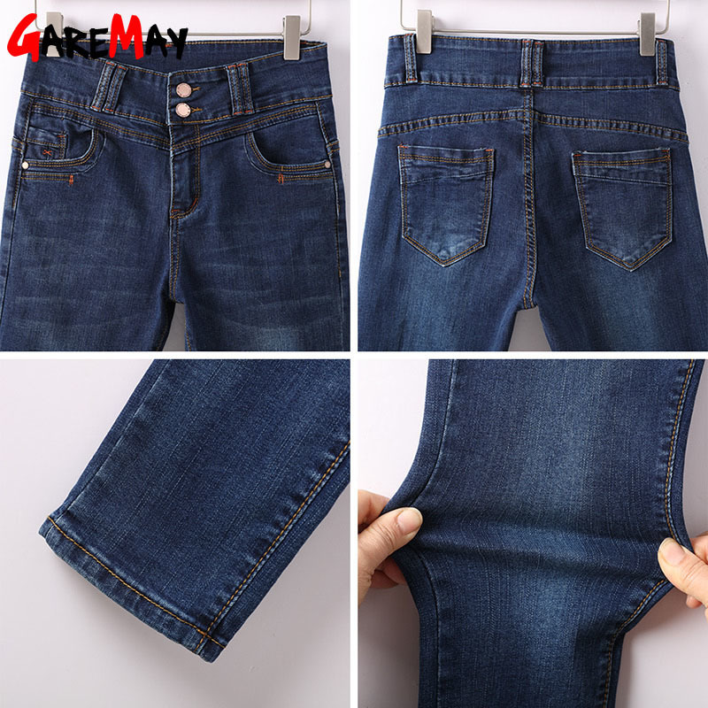 GAREMAY Women Jeans With High Waist Skinny Denim Pants Black Strech Jeans Woman Femme Spring Ladies Denim Clothing Women 201030