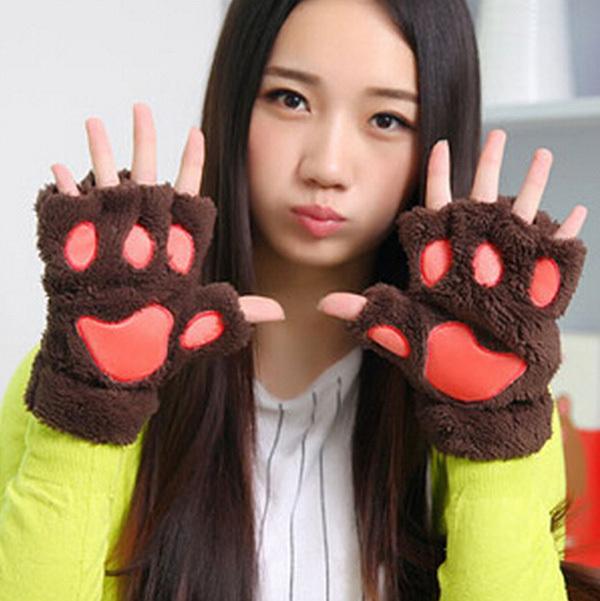 Five Fingers Gloves Mileegirl Ladies Winter Fingerless Gloves,Fluffy Bear Cat Plush Claw Half Finger Glove,Half Cover Women Female Mitten
Five Fingers Gloves Mileegirl Ladies Winter Fingerless Gloves,Fluffy Bear Cat Plush Claw Half Finger Glove,Half Cover Women Female Mitten