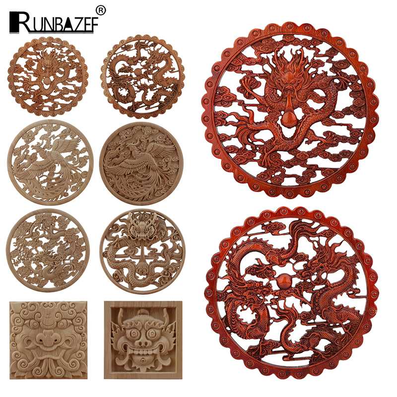 Chinese Dragon And Phoenix Mascot Unpainted Retro Line Wood Decals Wood Decals Oval Rubber Home Furniture Wall Hot Sale Ne
Chinese Dragon And Phoenix Mascot Unpainted Retro Line Wood Decals Wood Decals Oval Rubber Home Furniture Wall Hot Sale Ne