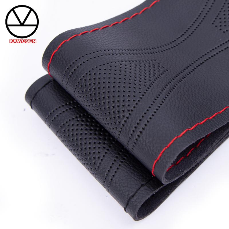 KAWOSEN 15"/38cm Faux Leather Car Steering Wheel Cover Anti-slip Steering-Wheel Braid Stitch On Wrap With Needle & Thread SWCH13
KAWOSEN 15"/38cm Faux Leather Car Steering Wheel Cover Anti-slip Steering-Wheel Braid Stitch On Wrap With Needle & Thread SWCH13
