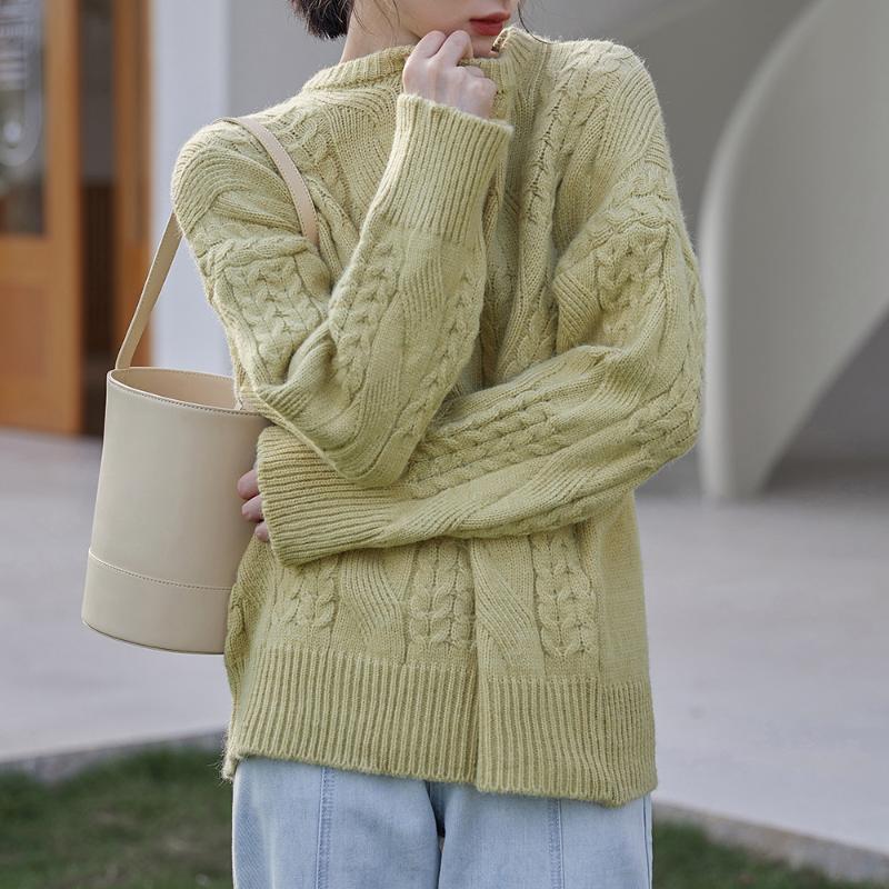 Yitimuceng O-Neck Plus Size Sweater Fall 2020 Women Clothing Base Knitted Pullover Long Sleeve Jumper Female Casual Tops, Green
Yitimuceng O-Neck Plus Size Sweater Fall 2020 Women Clothing Base Knitted Pullover Long Sleeve Jumper Female Casual Tops, Green