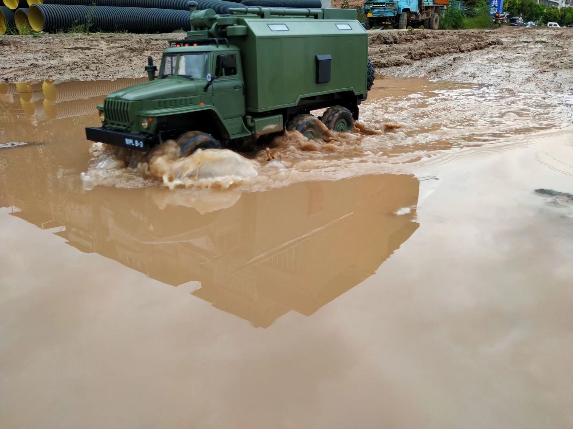 WPL Model B36 RC Truck Crawler Car Mini Off-Road Remote 1:1 Control Ural Military Vehicle Climb Adult Toy DIY RTR Carro Eletrico
WPL Model B36 RC Truck Crawler Car Mini Off-Road Remote 1:1 Control Ural Military Vehicle Climb Adult Toy DIY RTR Carro Eletrico