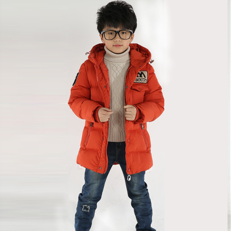 Boy Winter Coat Jacket Children Winter Jackets For Boys Casual Hooded Warm Coat Baby Clothing Outwear Fashion Boys Parka Jacket 201126