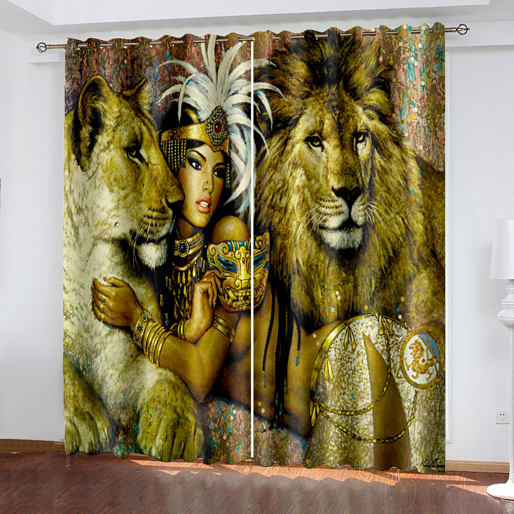 High quality custom Beautiful Photo Fashion Customized 3D Curtains yellow lion curtains personality curtains
High quality custom Beautiful Photo Fashion Customized 3D Curtains yellow lion curtains personality curtains