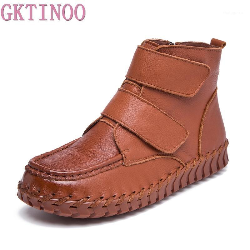 GKTINOO New 2020 Women Ankle Boots Handmade Flat Boots Real Genuine Leather Shoe Comfortable Casual Shoes Women1, Black
GKTINOO New 2020 Women Ankle Boots Handmade Flat Boots Real Genuine Leather Shoe Comfortable Casual Shoes Women1, Black