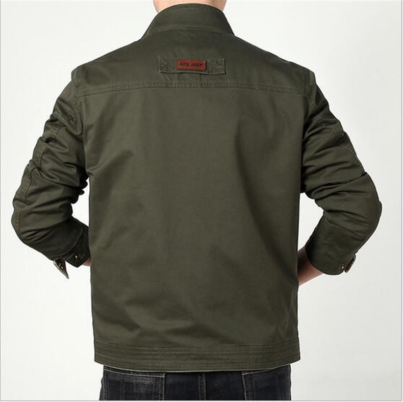 Men's Jacket Plus 3XL size Loose cotton Military Men Spring mens Casual Coats warm Military Jackets 201127