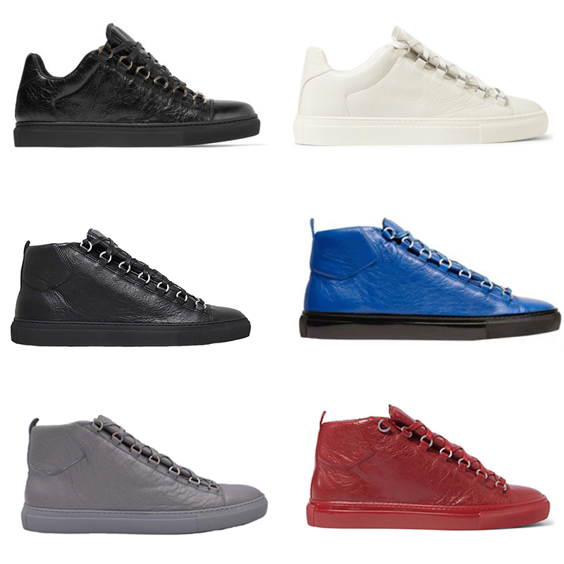 Mens arena sneakers real leather Men Women Arena Casual Shoes high top sneaker and low top Flat Runner Shoes Outdoors Trainers size 36-47, Black
Mens arena sneakers real leather Men Women Arena Casual Shoes high top sneaker and low top Flat Runner Shoes Outdoors Trainers size 36-47, Black
