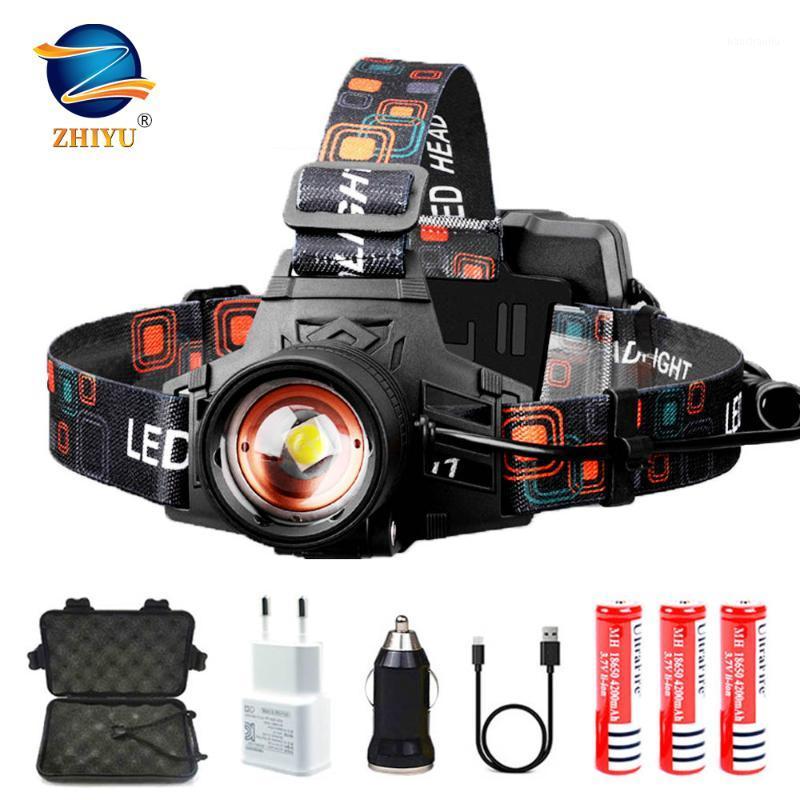 ZHIYU XHP50 Rechargeable LED Headlamp Powerful Head light for Caming Fishing with Head Torch LED Use 3*18650 Battery1
ZHIYU XHP50 Rechargeable LED Headlamp Powerful Head light for Caming Fishing with Head Torch LED Use 3*18650 Battery1