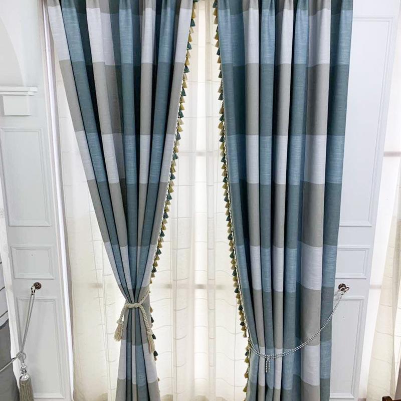 Linen Shade Pastoral Plaid Curtains Living Room Bedroom Shade Curtains For Bedroom Living Room Blackout, Curtain1
Linen Shade Pastoral Plaid Curtains Living Room Bedroom Shade Curtains For Bedroom Living Room Blackout, Curtain1
