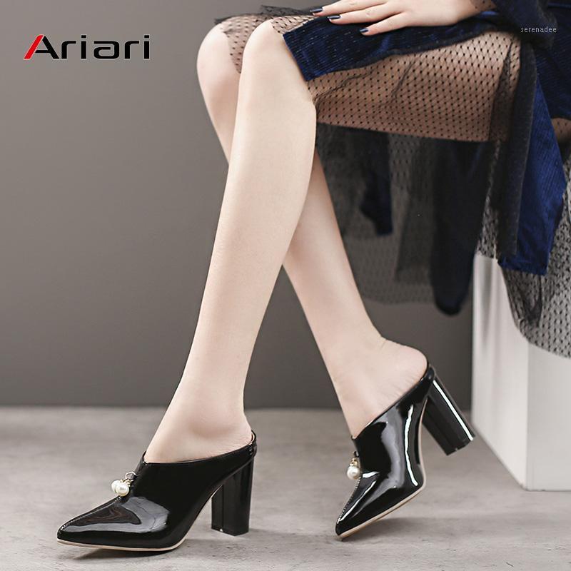 Ariari Women Sandals Fashion Ladies Pumps Patent Leather Thick High Heel Summer Casual Shoes Slip on Pointed toe Women shoes1, Beige
Ariari Women Sandals Fashion Ladies Pumps Patent Leather Thick High Heel Summer Casual Shoes Slip on Pointed toe Women shoes1, Beige