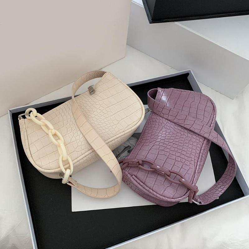 Shoulder Bags Vintage Alligator PU Leather Women Handbag Tote Fashion Casual Street Lady Female Underarm Crossbody Bag, Black
Shoulder Bags Vintage Alligator PU Leather Women Handbag Tote Fashion Casual Street Lady Female Underarm Crossbody Bag, Black