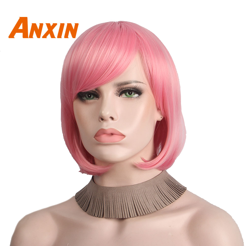 Anxin 12 Inch Curly Ladies Synthetic Sexy Black Women Short Hair Ober Natural Casual Cosplay Party Pink Wigs
Anxin 12 Inch Curly Ladies Synthetic Sexy Black Women Short Hair Ober Natural Casual Cosplay Party Pink Wigs