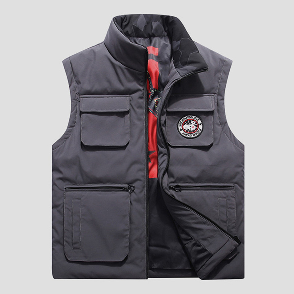 2020 Vest Men's Winter Clothes with Many Packages Thicken Hot Cotton Outward Sleeveless Coats Ey6r, 7235 red
2020 Vest Men's Winter Clothes with Many Packages Thicken Hot Cotton Outward Sleeveless Coats Ey6r, 7235 red