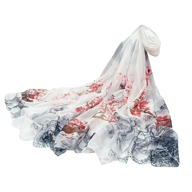 Women Scarf Floral Pattern Beach Sunscreen Chiffon Travel Decorative All Season Soft Fashion Gift Holiday Casual Long Shawl
Women Scarf Floral Pattern Beach Sunscreen Chiffon Travel Decorative All Season Soft Fashion Gift Holiday Casual Long Shawl