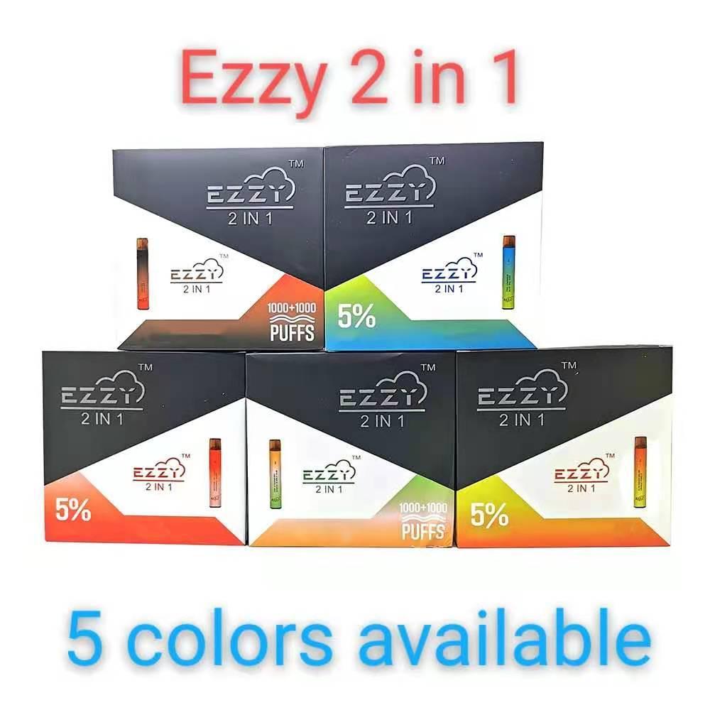 NEW Ezzy Super 2 IN 1 Disposable Vape Pen With 950mAh Battery 6ml Pod 2000 Puffs Kit VS Puff Max
NEW Ezzy Super 2 IN 1 Disposable Vape Pen With 950mAh Battery 6ml Pod 2000 Puffs Kit VS Puff Max