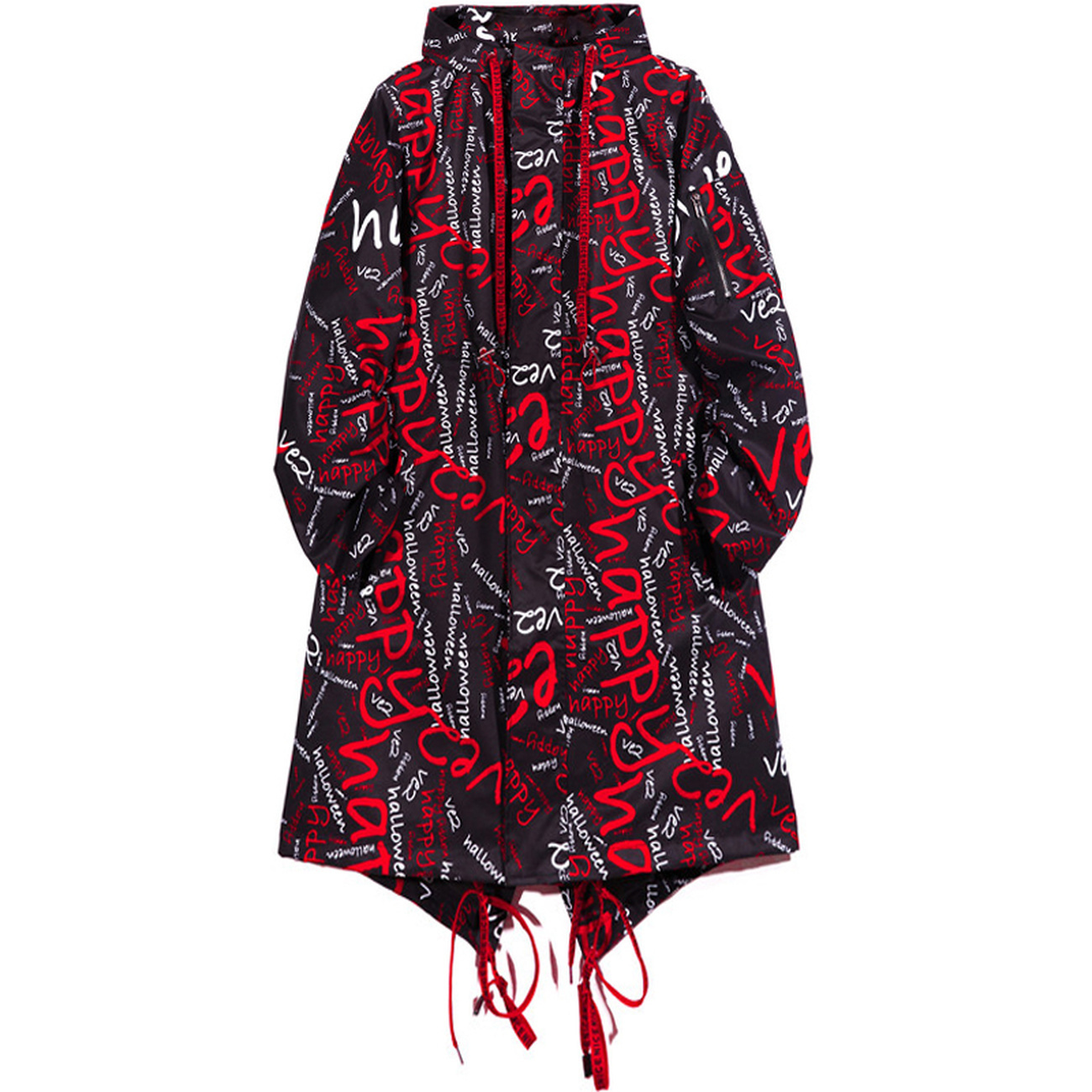 11 BYBBS DARK Long Jacket Trench Men Full Letter Print Harajuku Windbreaker Niglub Overcoat Male Casual Outwear KJ166 201120