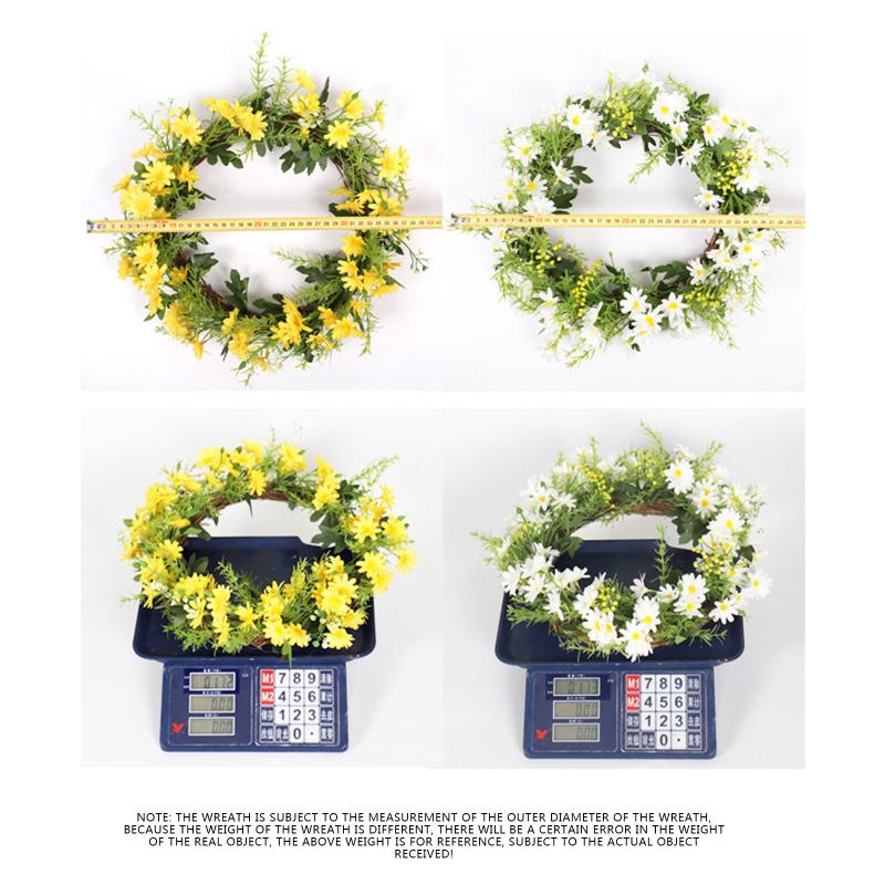 Artificial Little Daisies Wreath Door Decoration Flower Arrangement Wreaths Wedding Hanging Ring Home Decor, White
Artificial Little Daisies Wreath Door Decoration Flower Arrangement Wreaths Wedding Hanging Ring Home Decor, White