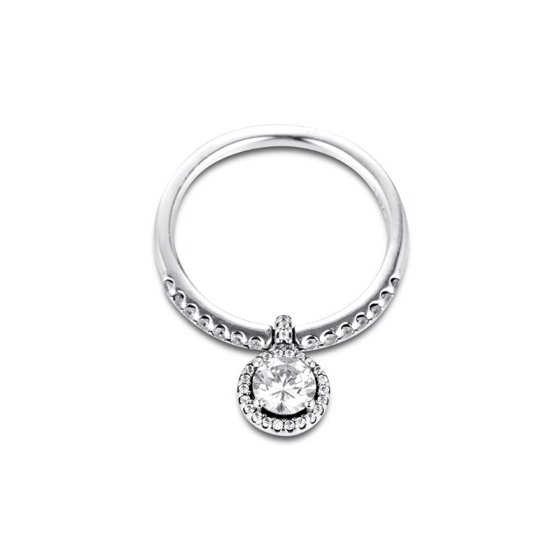Dangling Clear Round Sparkle Ring 925 Sterling silver Jewelry Rings For Woman European Style Silver Rings For Jewelry Making
Dangling Clear Round Sparkle Ring 925 Sterling silver Jewelry Rings For Woman European Style Silver Rings For Jewelry Making